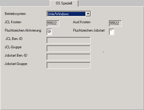 Register "OS Speziell" Unix/Windows