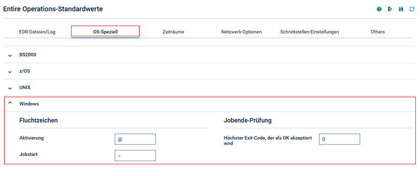 Register "OS-Speziell" - Windows