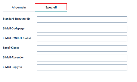 Register "Speziell"