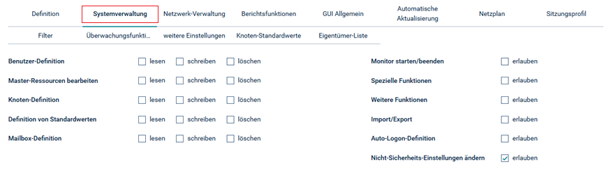 Systemverwaltung