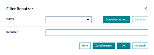 Filter Benutzer