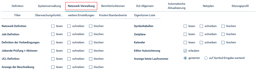 Netzwerkverwaltung