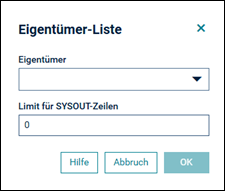 Eigent&uuml;mer-Liste