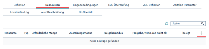 Register "Ressourcen"