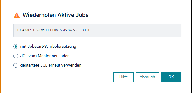 Wiederholen Aktive Jobs