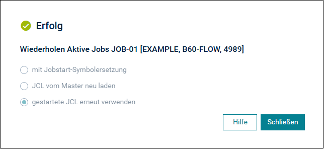 Wiederholen Aktive Jobs - Erfolg