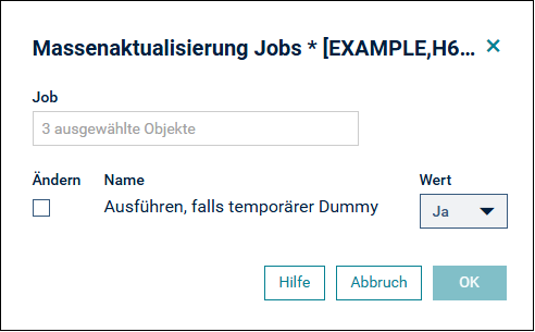Massen&auml;nderung Jobs
