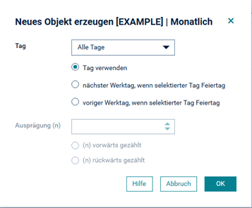 Alle Tage des Monats