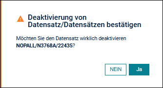 Deaktivieren - Nächste Aktivierung