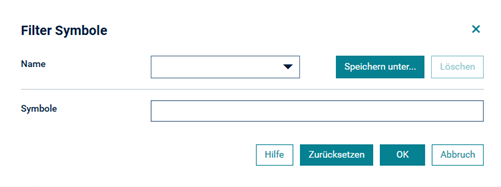 Filter Symbole