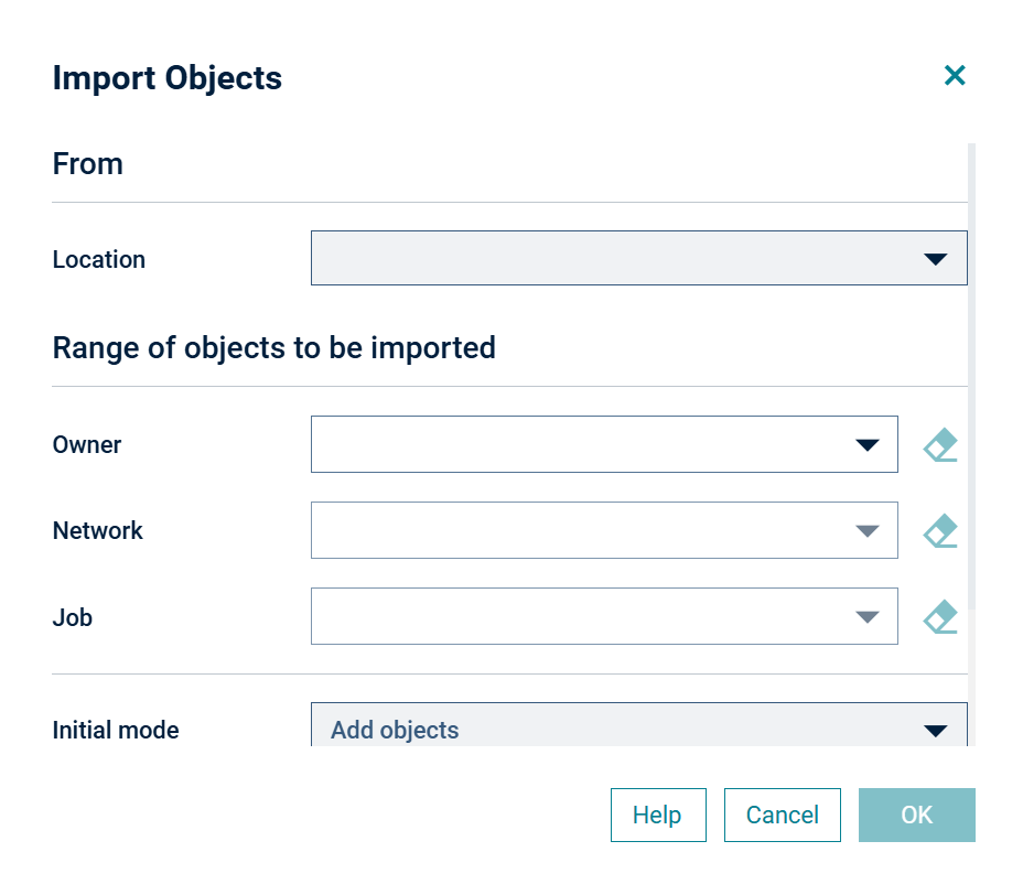 Import object, Add Import