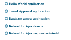 Sample applications