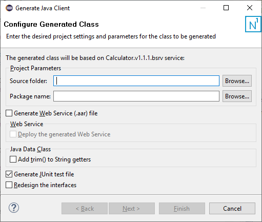 Generate Java Client