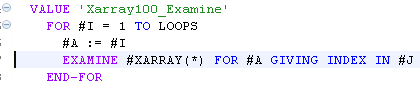 Screenshot of the exact line of code that caused the high CPU usage.