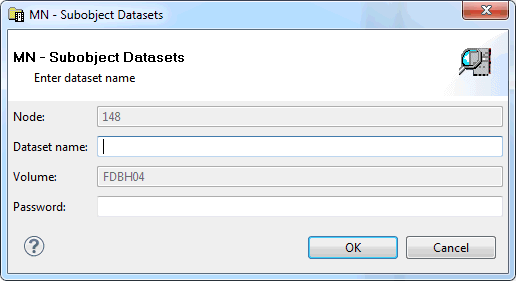 Filter subobject datasets