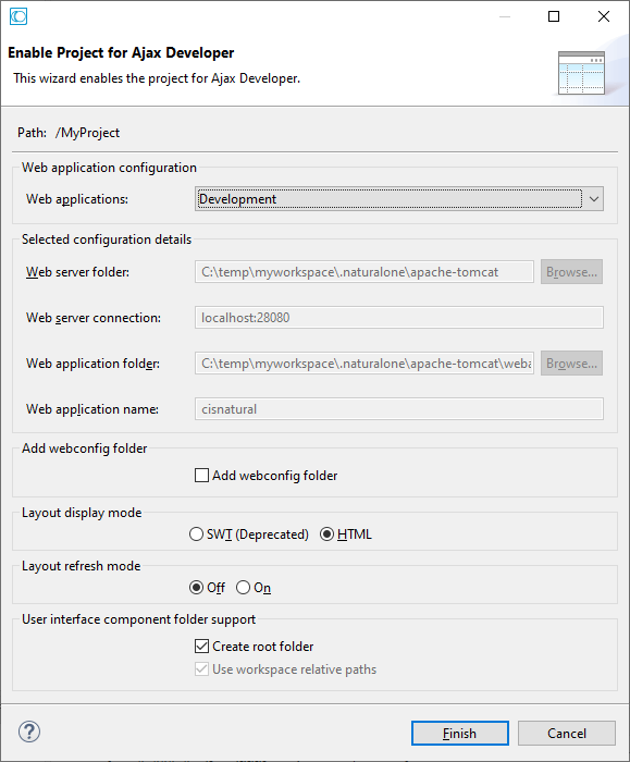 Enable project