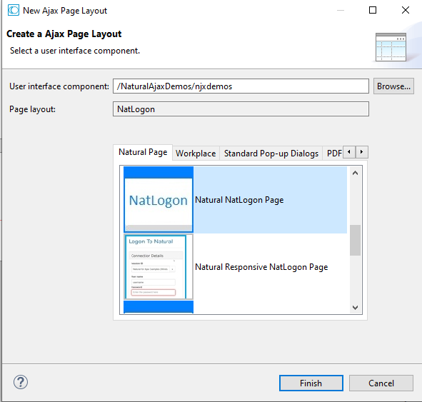 Custom Logon layout