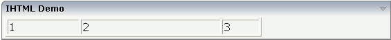 IHTML Demo