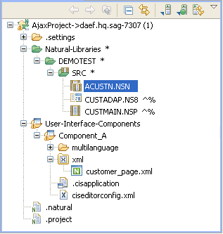 ajax object browse wizard files