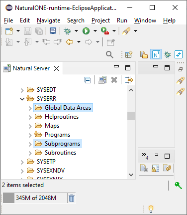 Server Search: Select the Natural Types