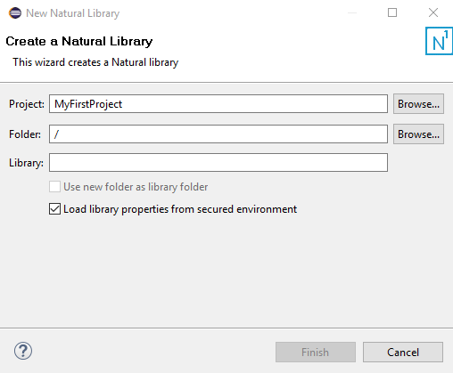 Create Natural library
