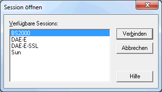 Session &ouml;ffnen