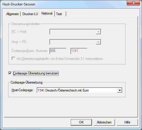 Host-Drucker-Session - National