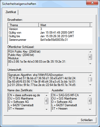 Sicherheitseigenschaften