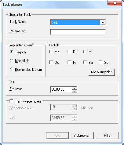 Task planen