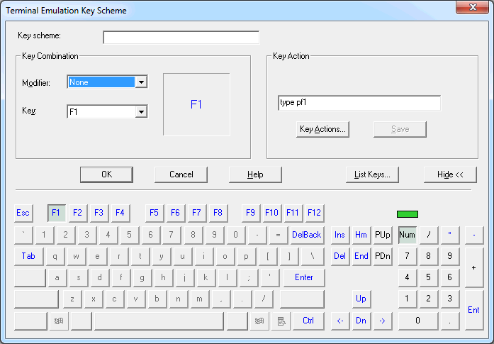 Key scheme