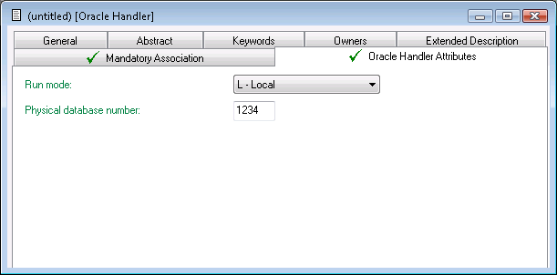 Oracle Handler