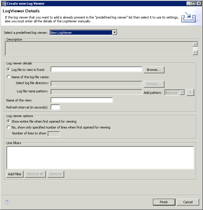 Create log viewer