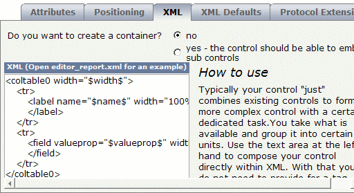 XML macro