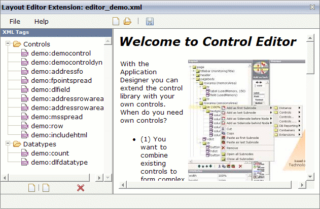 Editor extension