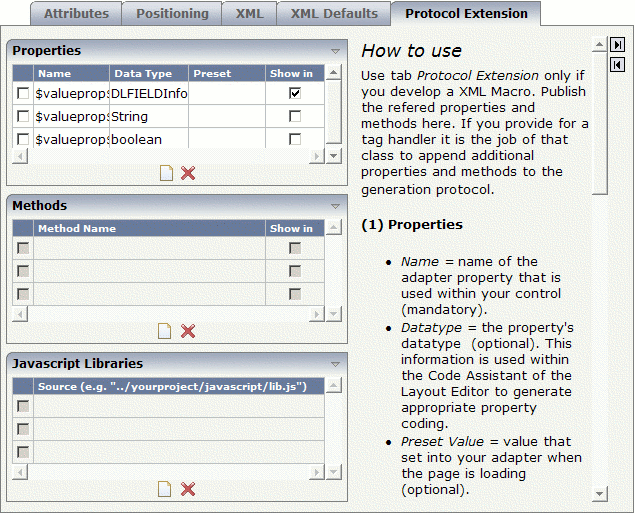 Protocol extension