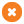 Orange circle with X