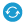 Blue circle with Repeat symbol