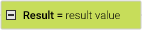 Assignment result node symbol