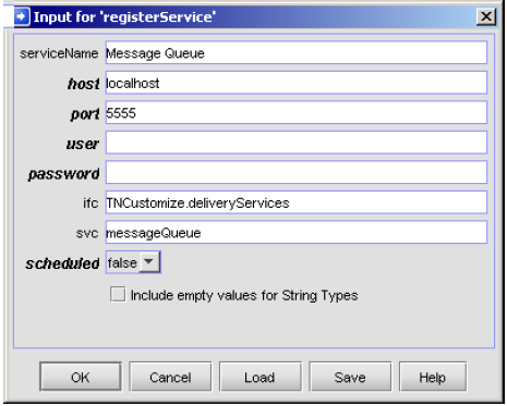 Software AG Designer dialog box