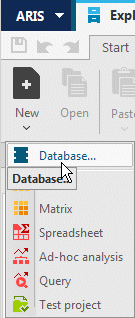 Create new database