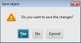 Confirmation prompt