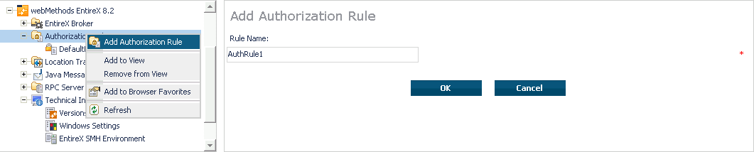 Add an Authorization Rule